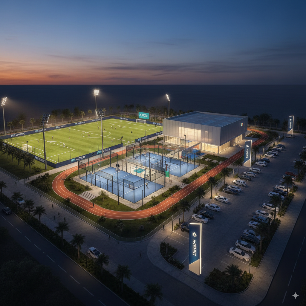 Design, build and activate destinations—artificial lagoons, sports facilities, and iconic towers—anchored by strong operators and revenue programs.